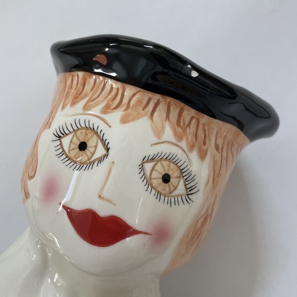 Vintage “Francis”‎ Bella Casa Susan Paley By GANZ Lady Vase 10" - Picture 7 of 10